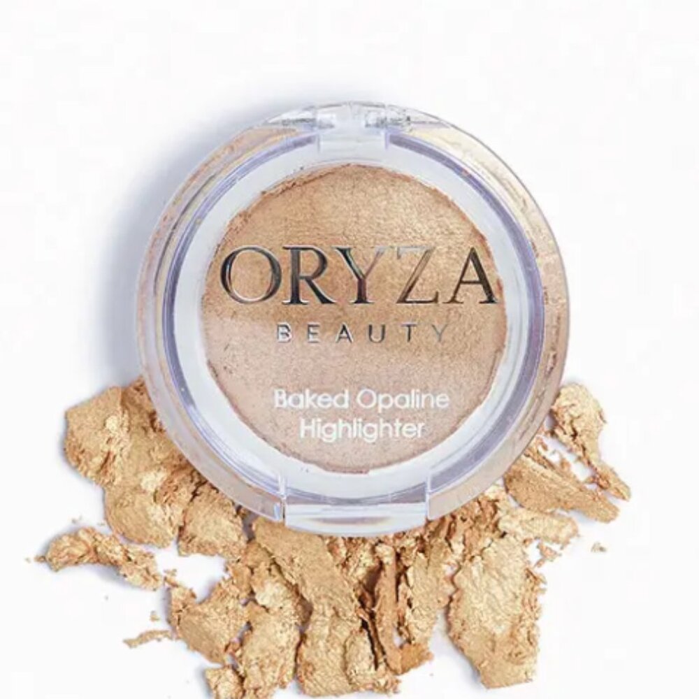ORYZA  Baked Opaline Highlighter - Sun Kissed